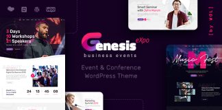 GenesisExpo Theme WordPress pour evenements commerciaux et conferences.jpg