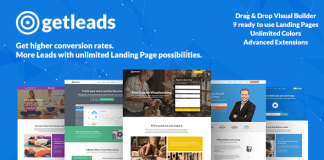 Getleads Theme WordPress de page datterrissage haute performance.png