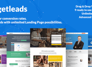 Getleads Theme WordPress de page datterrissage haute performance.png