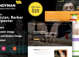Handyman Theme WordPress pour electricien coiffeur et services de.png