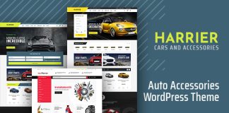 Harrier Theme WordPress pour concessionnaire automobile et vente de.jpg