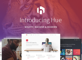 Hue – Thème de page d’atterrissage pour startup Hue Theme de page datterrissage pour startup.png
