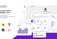 Huro – Kit d’interface utilisateur admin et webapp polyvalent Huro Kit dinterface utilisateur admin et webapp polyvalent.png