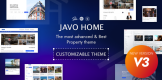 Javo Home Theme WordPress immobilier et propriete.png