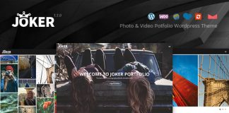 Joker Theme WordPress de Portfolio Photo et Video pour.jpg