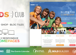Kids Club theme WordPress pour la maternelle lecole et.png