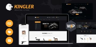 Kingler Theme WordPress pour magasin darmes et entrainement au.jpg