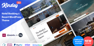 Kinsley Theme de reservation dhotel.png