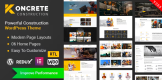 Koncrete Theme WordPress de construction de batiments.png