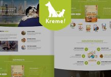 Kreme Theme WordPress eCommerce pour animalerie et boutique danimaux.jpg