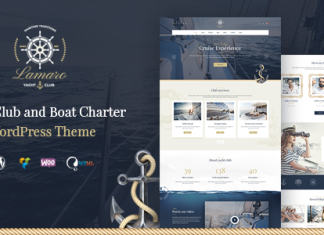 Lamaro Theme WordPress pour club de yacht et service.png