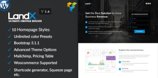 LandX Theme WordPress polyvalent constructeur de pages de destination pour.png