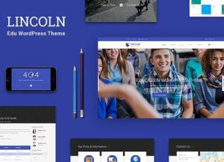 Lincoln Theme WordPress Material Design pour lEducation.jpg