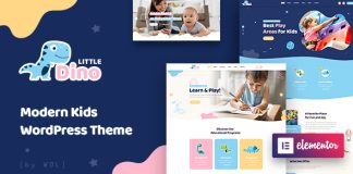 Littledino Theme WordPress moderne pour enfants.jpg