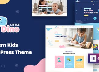 Littledino Theme WordPress moderne pour enfants.jpg