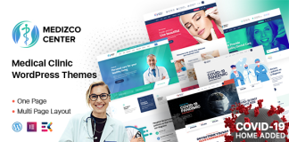 Medizco Theme WordPress pour clinique de soins medicaux de.png