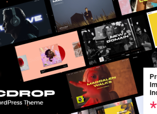 Micdrop – Thème WordPress de musique Micdrop Theme WordPress de musique.png