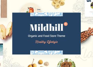 Mildhill theme pour magasin bio et alimentaire.jpg