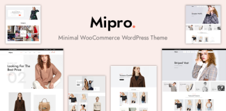 Mipro Theme WordPress WooCommerce minimal.png