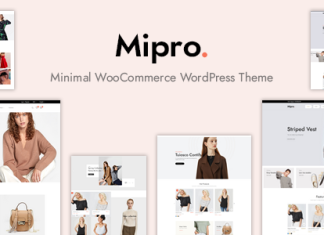 Mipro Theme WordPress WooCommerce minimal.png