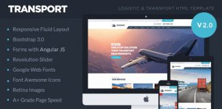 Modele HTML5 de transport logistique transport et entreposage.jpg