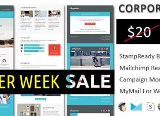 Modeles de bulletins dinformation par courriel Corporate reactifs avec.jpeg