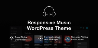 Musik Theme WordPress musical reactif.png