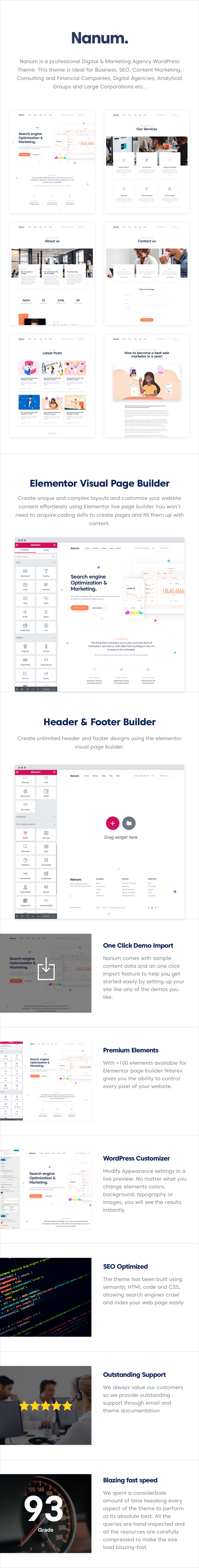Nanum — Digital & Marketing Agency WordPress Theme - 2