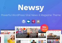 Newsy Theme WordPress de magazine et de news virales.png