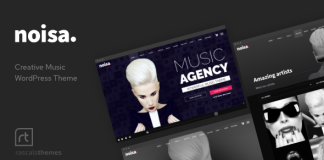 Noisa Theme WordPress pour producteurs de musique groupes et.png