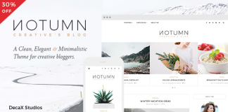 Notumn Blog moderne minimaliste et responsive.png