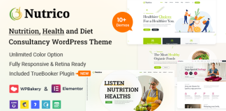 Nutrico Theme WordPress pour les services de sante en.png