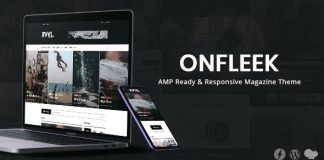 Onfleek Theme de magazine AMP pret et reactif.jpg