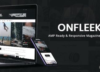 Onfleek Theme de magazine AMP pret et reactif.jpg