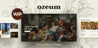 Ozeum Theme WordPress moderne et creatif pour galerie dart.jpg