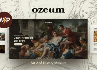 Ozeum Theme WordPress moderne et creatif pour galerie dart.jpg
