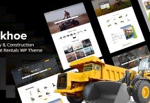 Pelle retro Theme WordPress pour la location dequipement de.jpg
