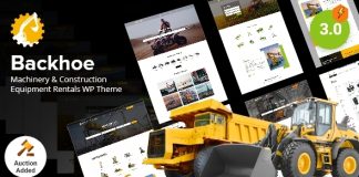 Pelle retro Theme WordPress pour la location dequipement de.jpg