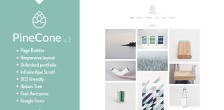 PineCone Portfolio creatif et blog pour les agences.png