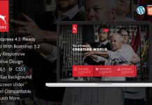 Portes Theme WordPress responsive en une seule page avec.jpg