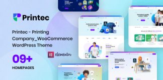 Printec Theme WordPress WooCommerce pour une entreprise dimpression.jpg