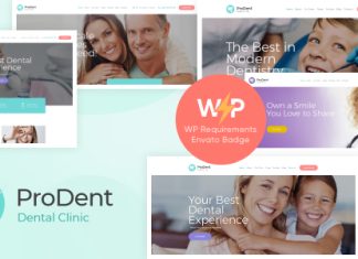 ProDent Theme WordPress pour clinique dentaire et medecin de sante.jpg