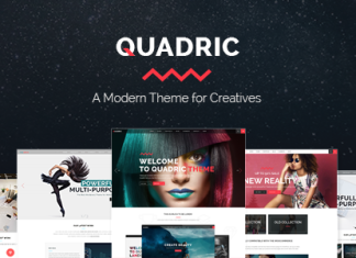 Quadric Theme dagence creative moderne.png