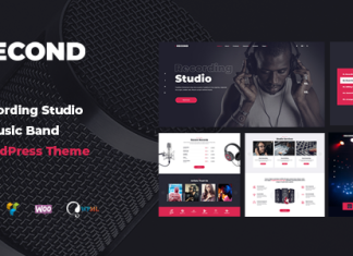 Recond Theme WordPress pour studio denregistrement et groupe de.png