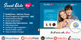 Rencontre Douce Plus quun theme de rencontre Wordpress.png