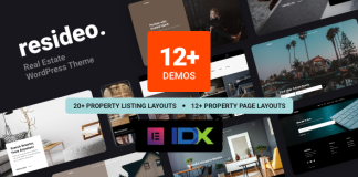 Resideo Theme WordPress pour limmobilier.png