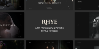 Rhye Modele de portfolio HTML5 AJAX.png