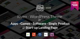 Riven Theme WordPress pour la page de destination dapplication.jpg