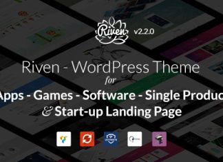 Riven Theme WordPress pour la page de destination dapplication.jpg