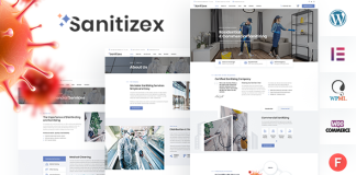 Sanitizex Theme WordPress pour services de desinfection et de.png